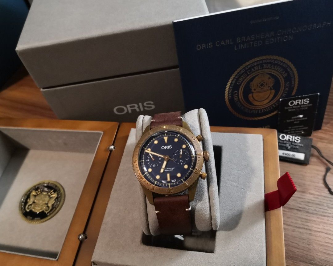 Oris carl brashear chronograph price cheap