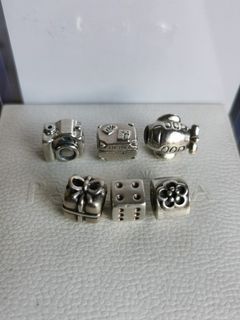 Pandora silver charms