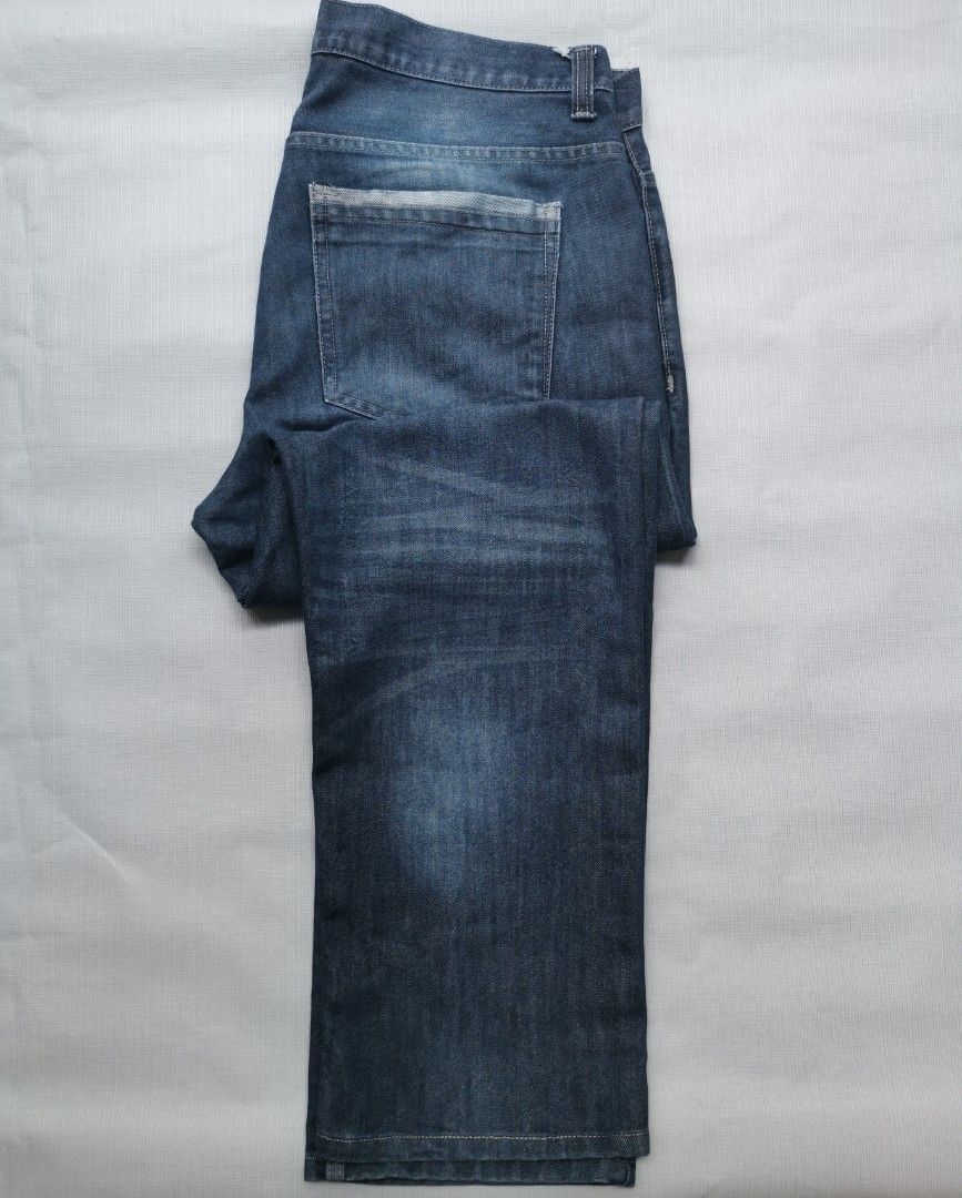 PD C Straight cut wash denim