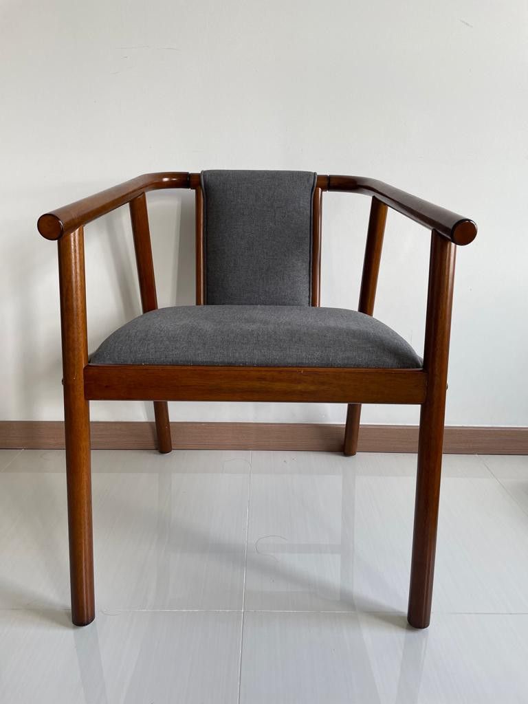 Penang solid wood table + dining bench +chairs, Furniture & Home Living