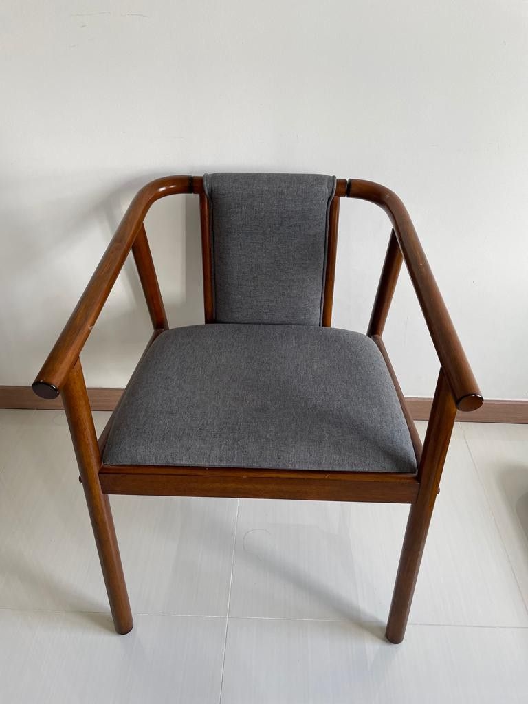 Penang solid wood table + dining bench +chairs, Furniture & Home Living