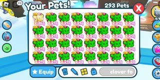 Pet Simulator X rainbow clover fairy
