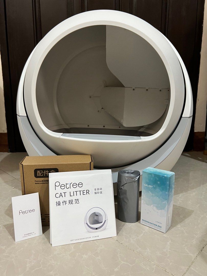 Petree Automatic Cat Litter Box (with app wifi control) on Carousell