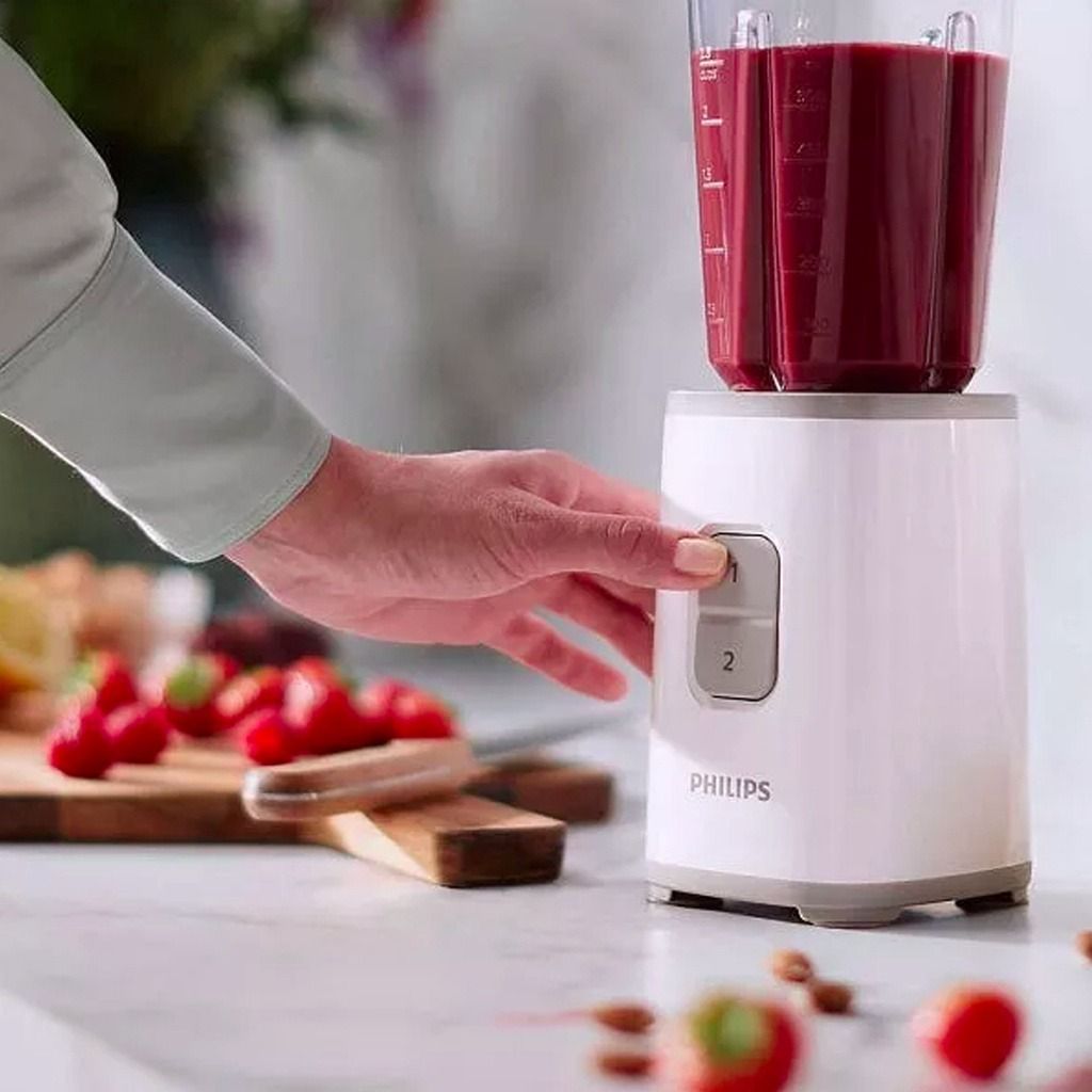 PHILIPS Mini Blender Red