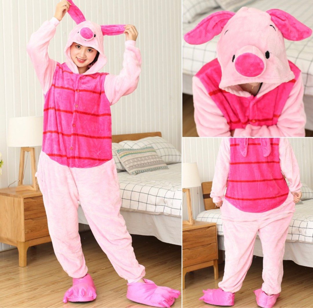 Piglet onesie Women s Fashion Dresses Sets Jumpsuits on Carousell