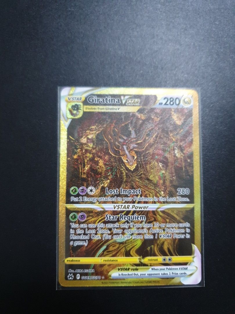 Pokemon TCG Giratina VStar Gold Secret - Crown Zenith Galarian Gallery, Hobbies & Toys, Toys & Games on Carousell Pokemon TCG Giratina VStar Gold Secret - Crown Zenith Galarian Gallery, Hobbies & Toys, Toys & Games on Carousell