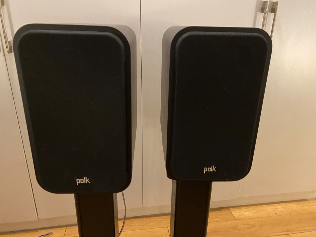 Polk S20 Speaker Pair with stand, Audio, Soundbars, Speakers