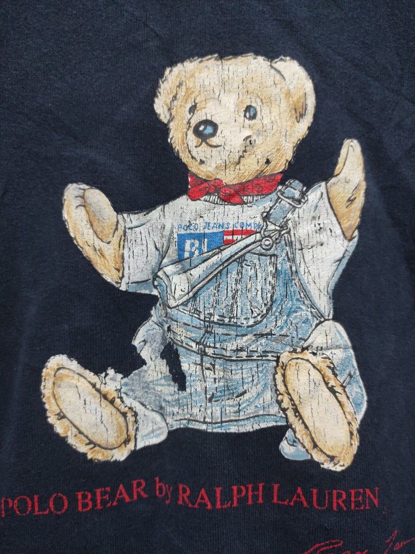 Polo Bear Ralph Lauren Sweatshirt, Men's Fashion, Tops & Sets, Hoodies on  Carousell