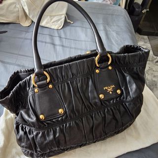 Prada Black soft Calf Leather Bag
