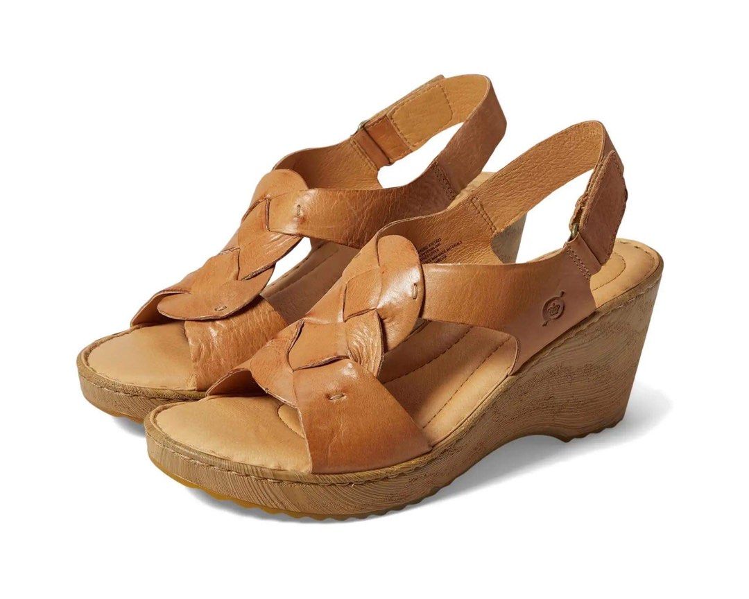 Born leather wedge sandals new arrivals
