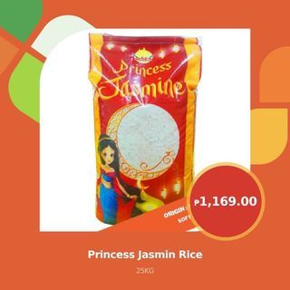 PRINCES JASMINE RICE 25KG.