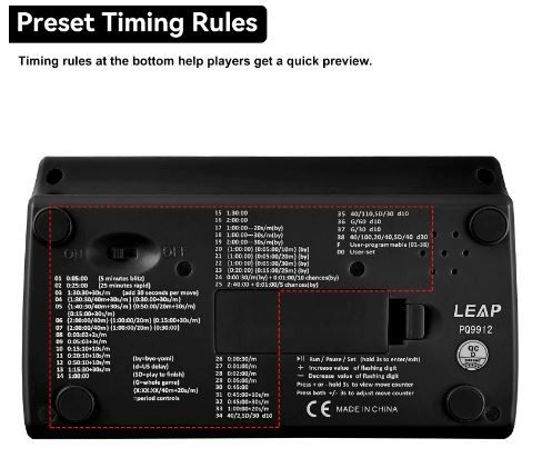 Professional Digital Chess Clock (Category: Clocks) located in Manila. Submitted by ariesmediamusicsports (Listing ID 1220538013, Image 2). Description: Brand: LEAP Model: PQ9912 Body Material: Plastic Display type: Digital Feature: Antique Style Motivity Type: Digital Style: Creative Main Features: -Professional Digital Chess Clock - Available for Chinese Chess and International Chess - It can serve as a count-up timer, maximum up to 10 hours - 