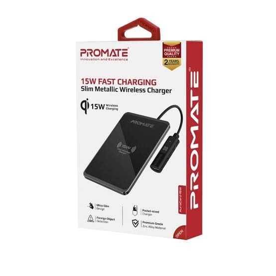 Promate 15W Fast Wireless Charger (Category: Chargers) located in Paranaque City. Submitted by MrDeclutterRGSD (Listing ID 1220633154, Image 1). Description: Promate 15W Fast Wireless Charger Brand new (Sealed) P699+ sf.