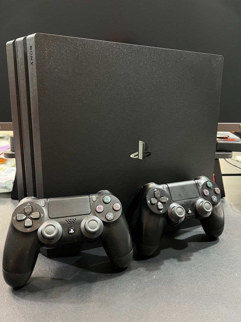 PS4 PRO 1TB (2 CONTROLLER INCLUDED, No game), Gaming, Game Consoles, PlayStation on