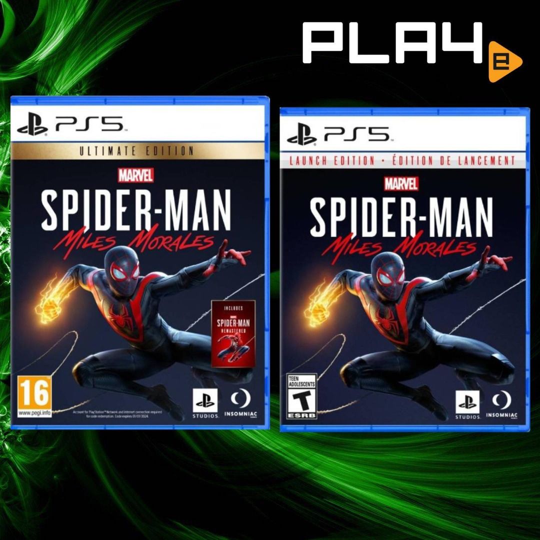 Spider man miles morales ultimate launch edition outlet