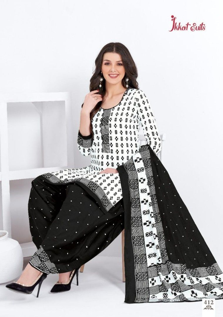 Pure white discount cotton salwar suit