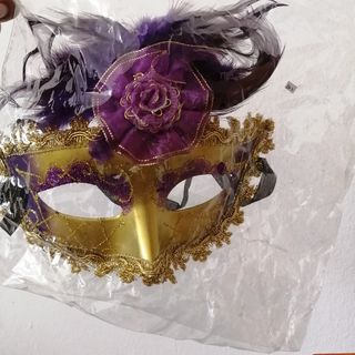 Purple Masquerade Party Mask