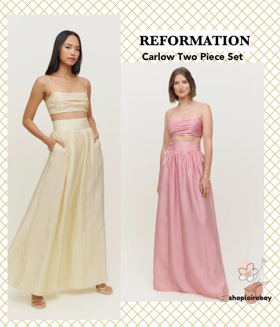 two piece sets maxi skirt