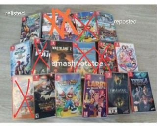 !relisted whiteday💫Nintendo switch games - 10 remaining