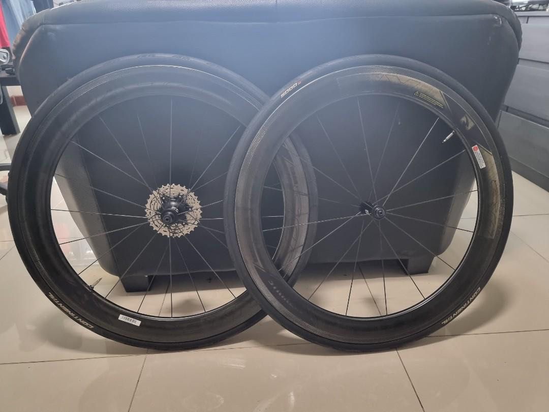 Reynolds Strike SLG 62mm Carbon Clincher Wheelset deep aero rim full carbon tubeless ready rim brake rimbrake