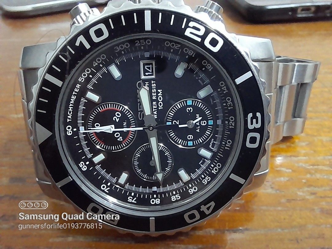 Seiko sna255 7t62-0CV0 chronograph 100m, Men's Fashion, Watches &  Accessories, Watches on Carousell