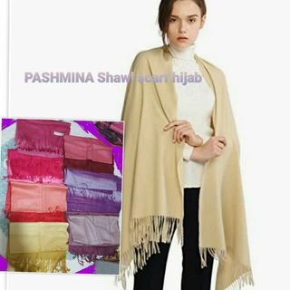 SG ready stock highly quality original 100%  PASHMINA  silk Shawl hijab scarf wrap size  lenght:70"/width:27.5"