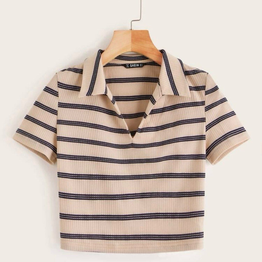 shein striped shirt