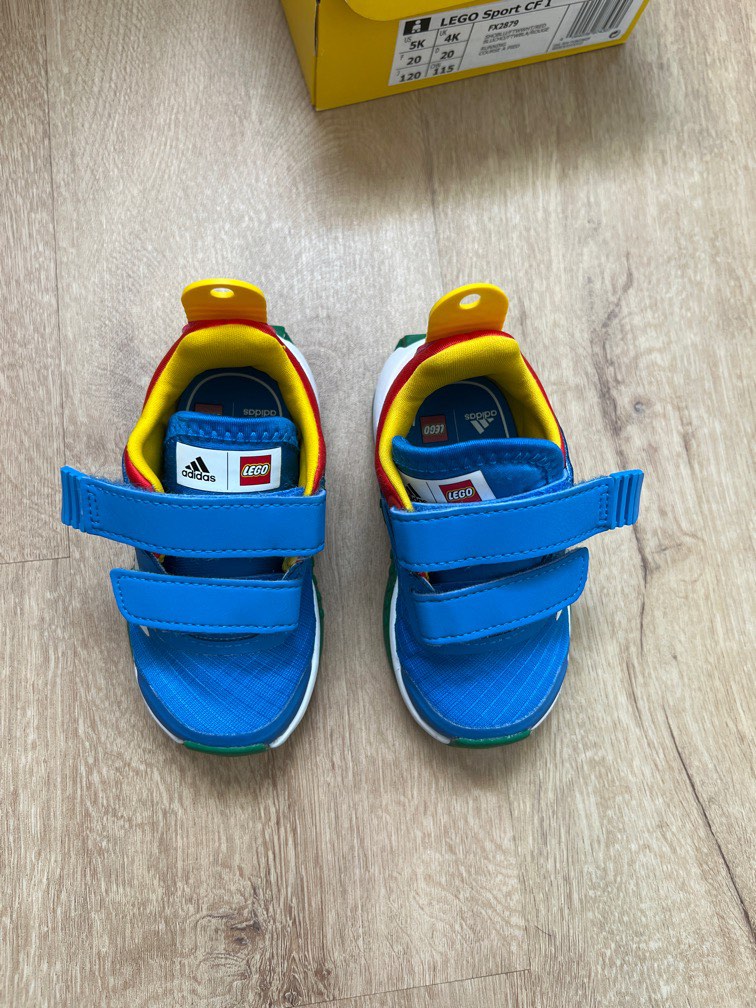 adidas DNA x LEGO® Two-Strap Hook-and-Loop Shoes - Yellow