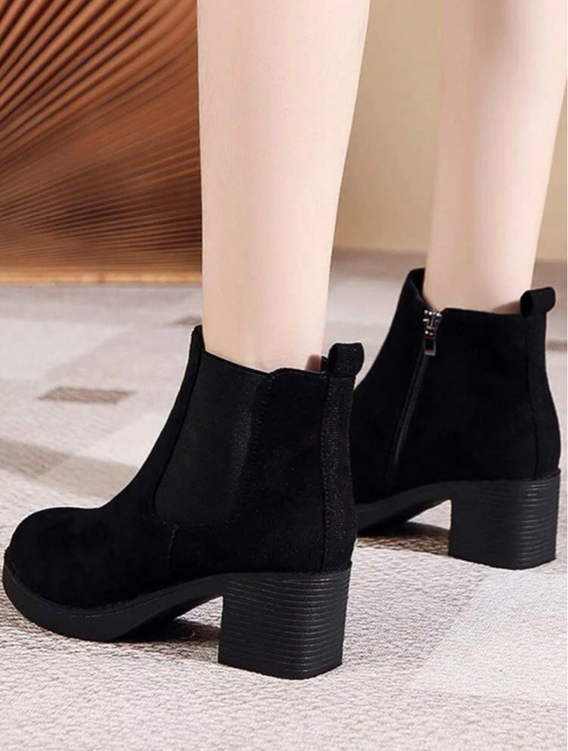 Chunky suede on sale ankle boots