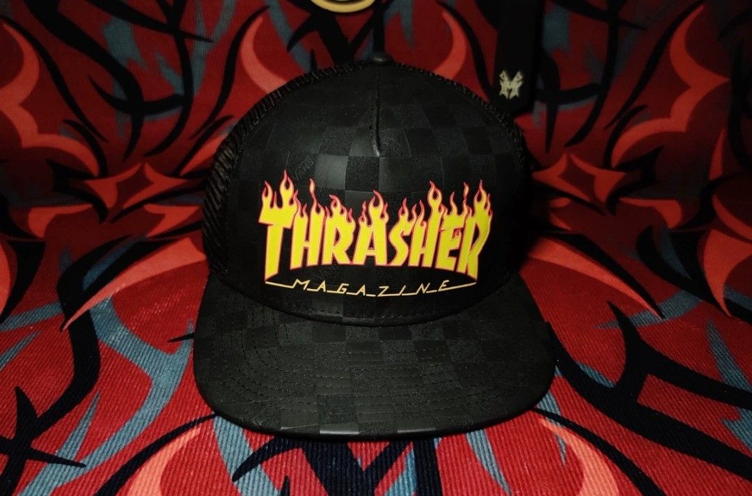 RARE Japan VANS X Thrasher Cap Topi Vans x Thrasher satu saja