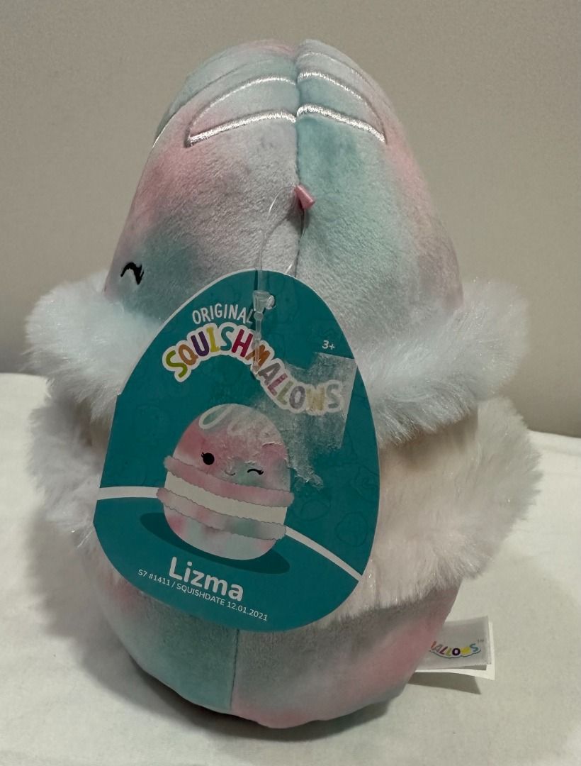 Squishmallow Lizma Il Macaron – Peluche Morbido 7,5 Pollici (19 Cm) – Materiale Simile Al Marshmallow