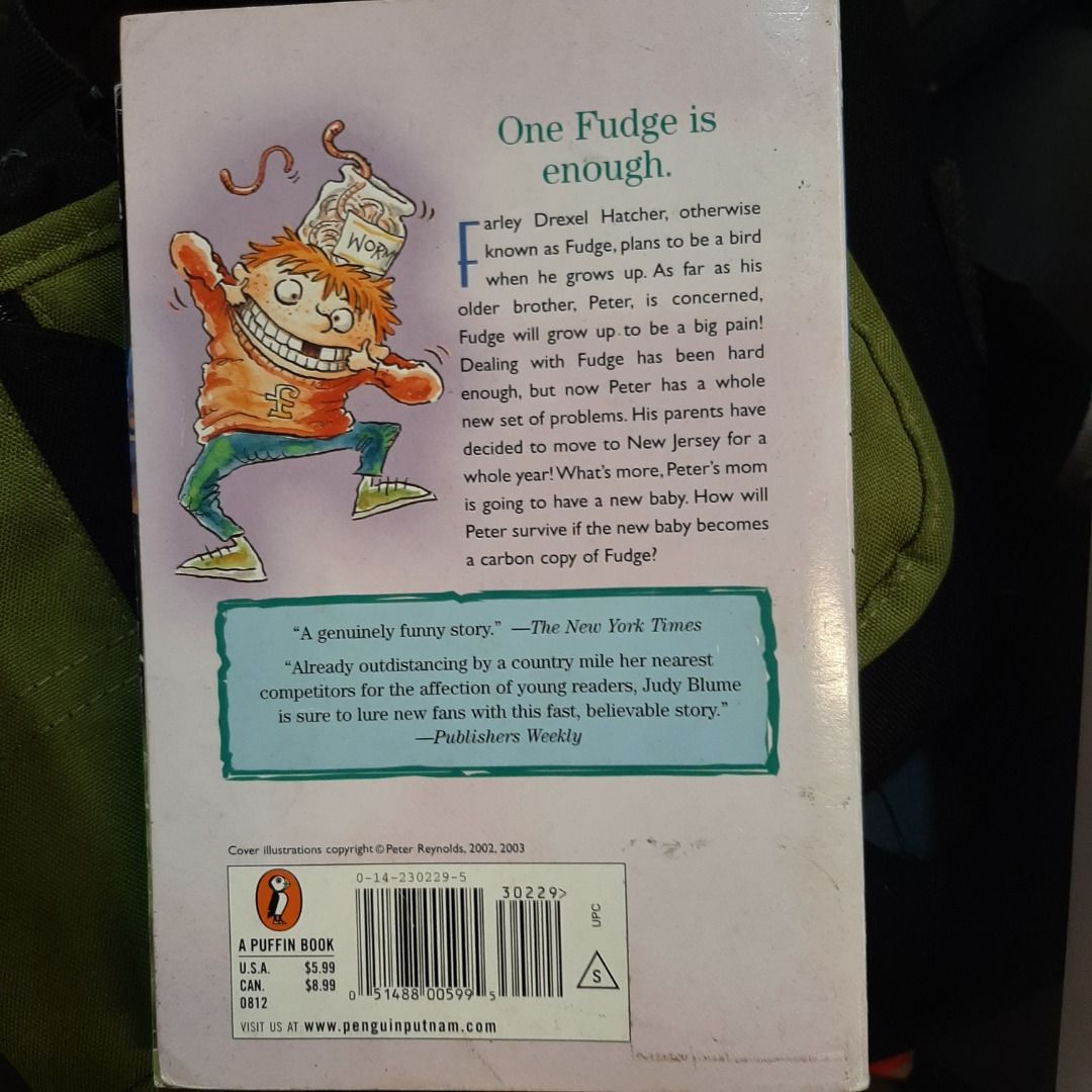 Superfudge Judy Blume, Hobbies & Toys, Books & Magazines, Fiction & Non