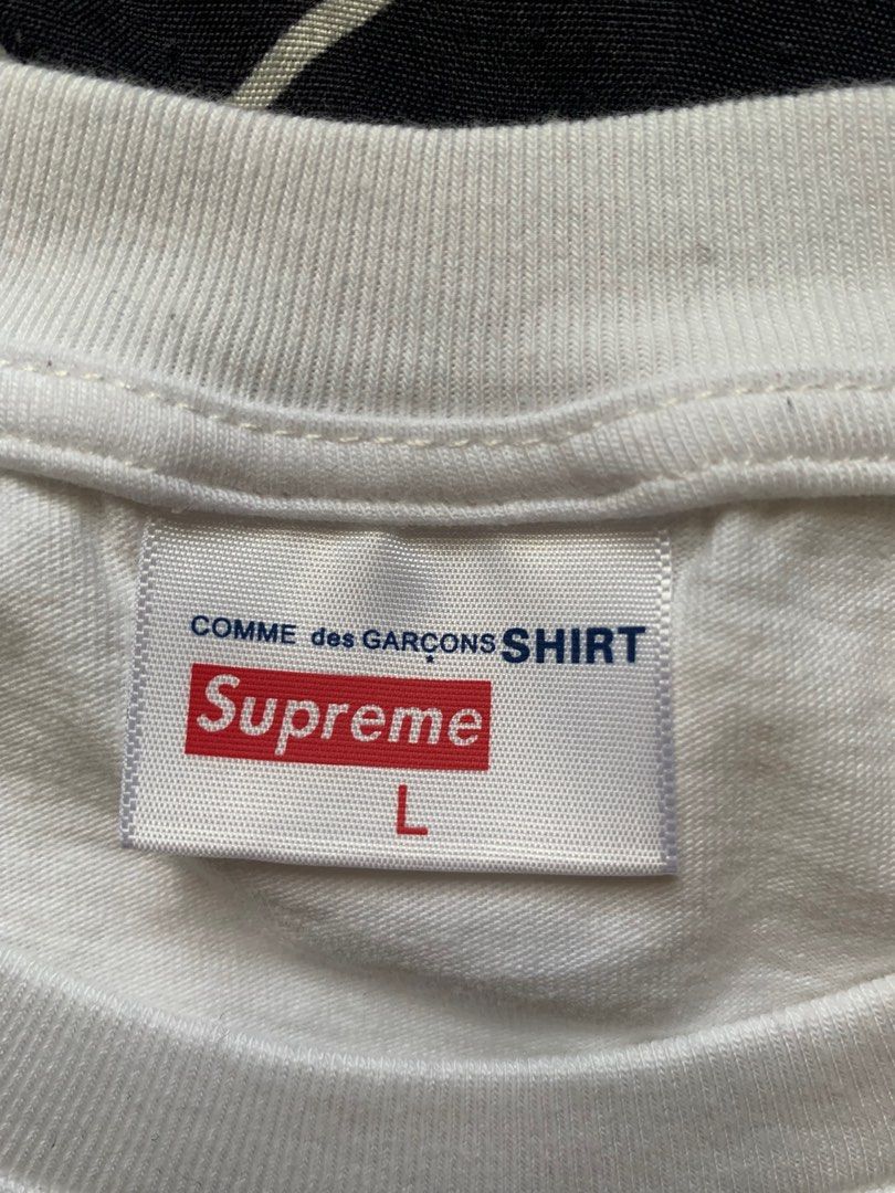 Supreme cdg tag discount