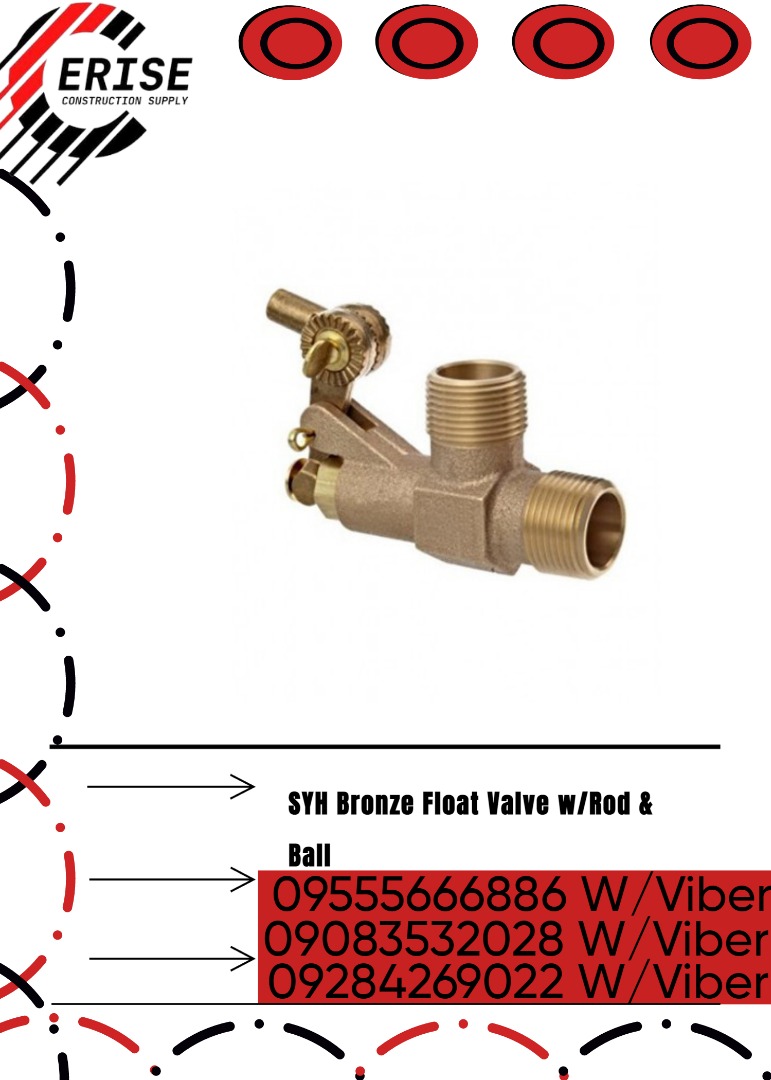SYH Bronze Float Valve w/Rod & Ball on Carousell