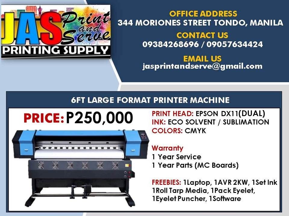 Tarpaulin Machine Dual Head DX11, Computers & Tech, Printers, Scanners