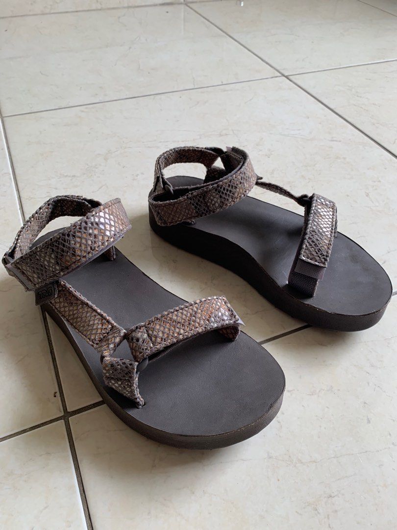 Teva snakeskin sandals top