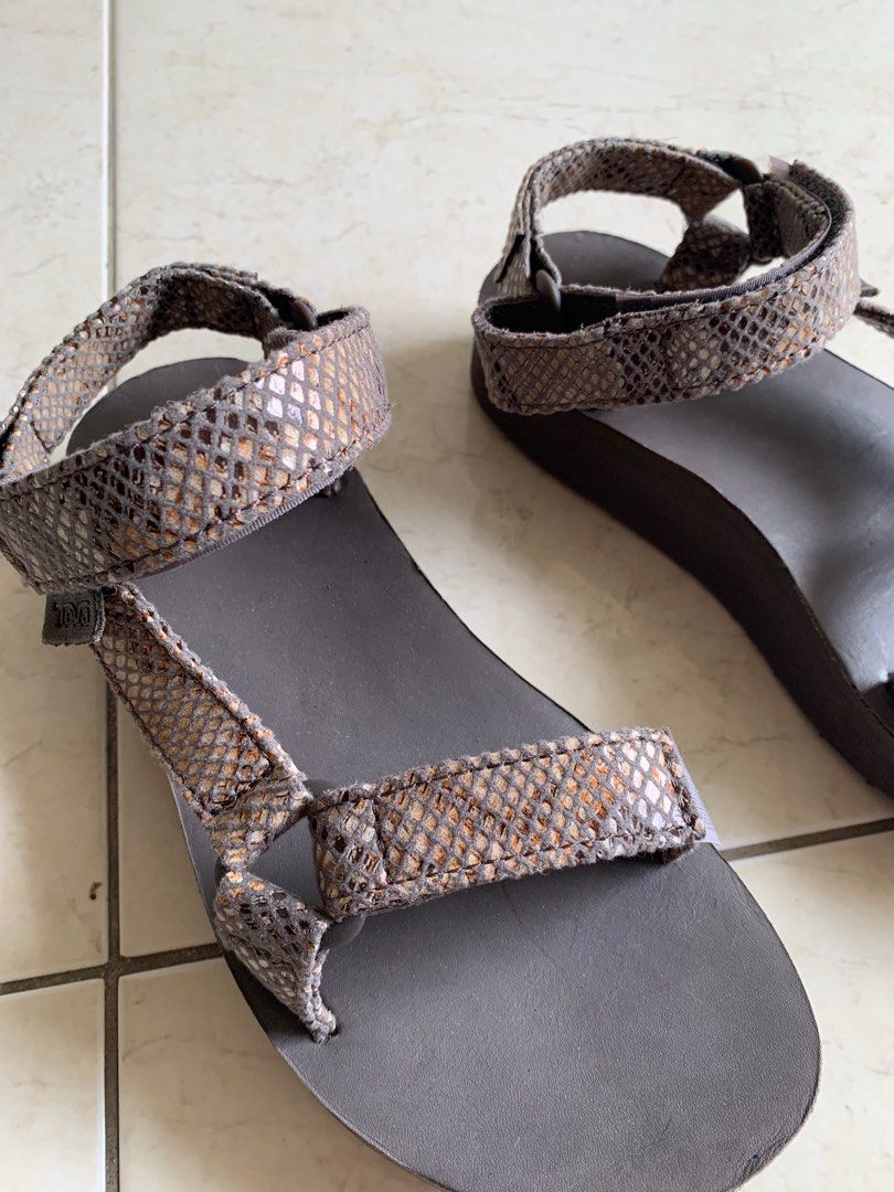 Teva snakeskin sandals discount