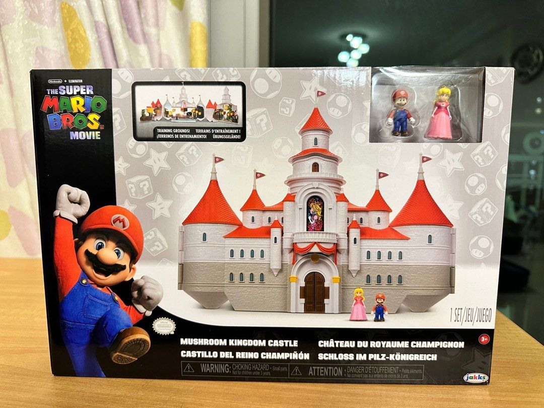 The Super Mario Bros Movie Mushroom Kingdom castle, Hobbies & Toys
