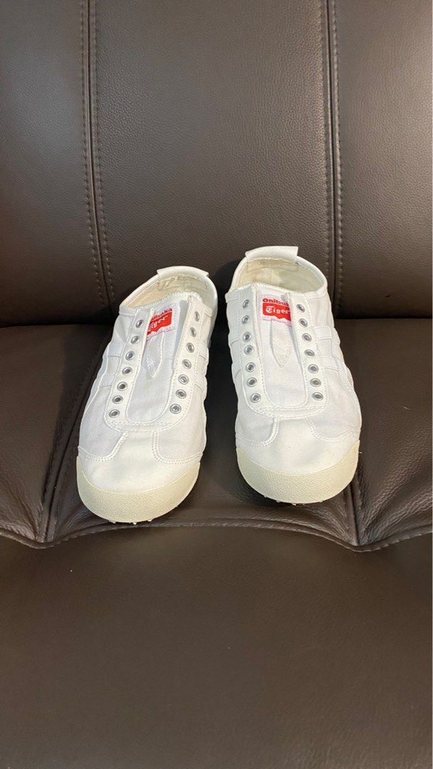 Tiger onitsuka all white, Women's Fashion, Footwear, Sneakers on Carousell
