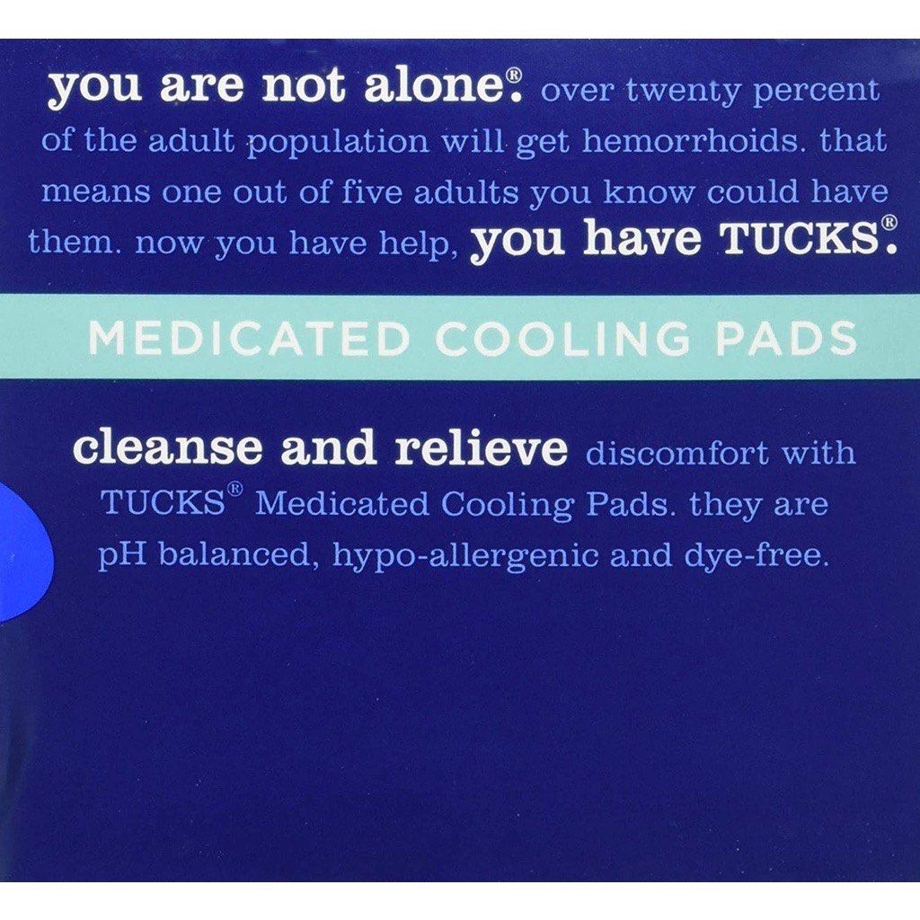 TUCKS MEDICATED COOLING PADS FOR POSTPARTUM OR HEMMORHOIDS, Beauty