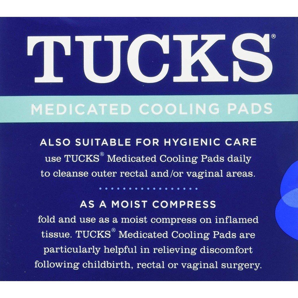 TUCKS MEDICATED COOLING PADS FOR POSTPARTUM OR HEMMORHOIDS, Beauty