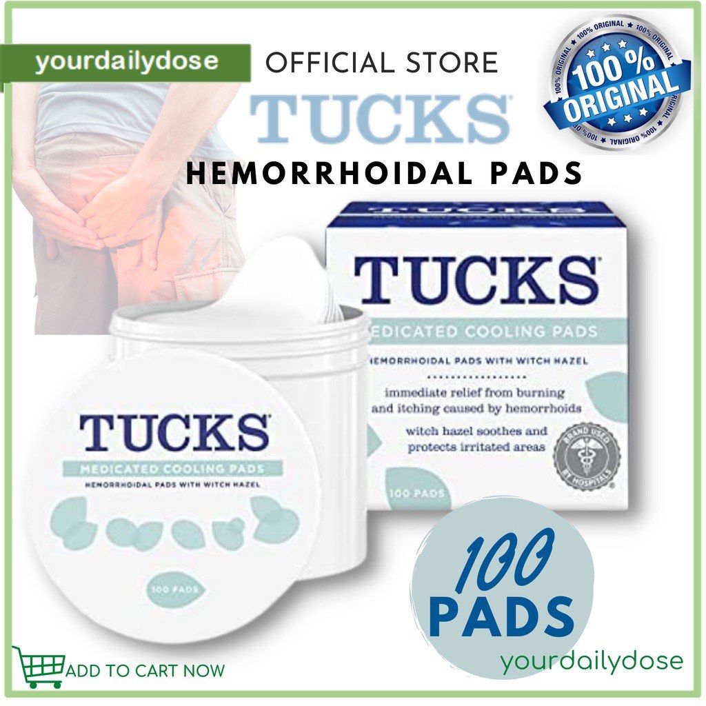 TUCKS MEDICATED COOLING PADS FOR POSTPARTUM OR HEMMORHOIDS, Beauty