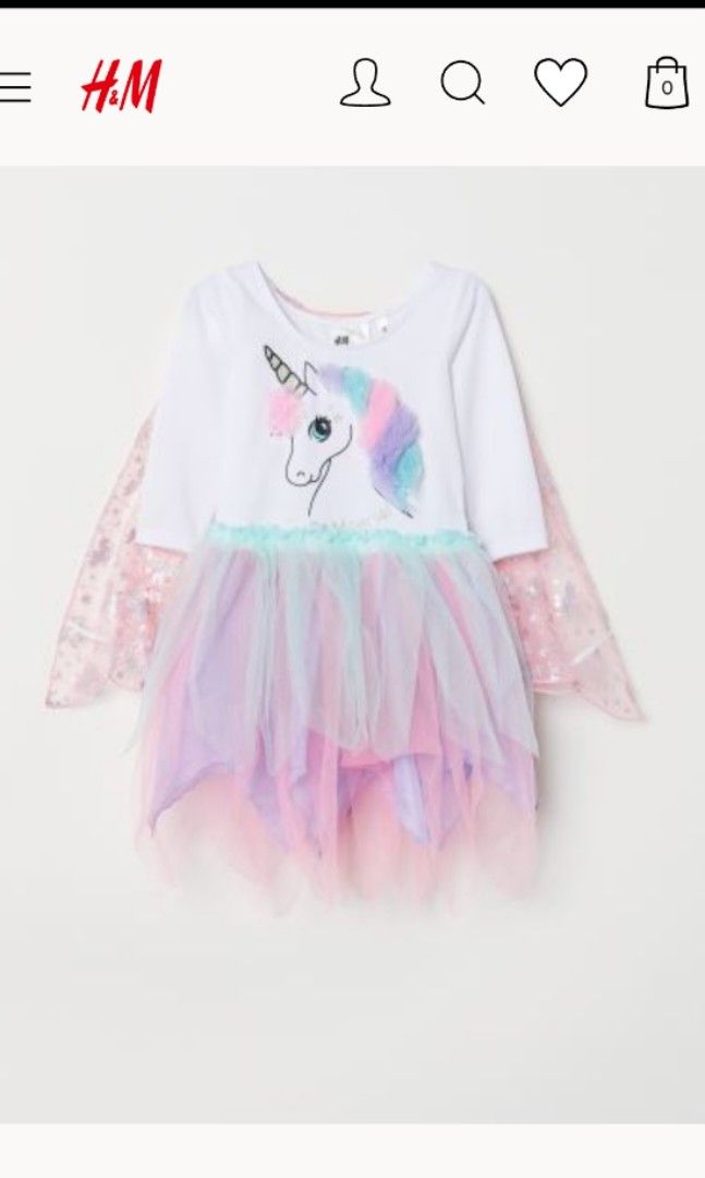 Unicorn tutu on sale dress h&m