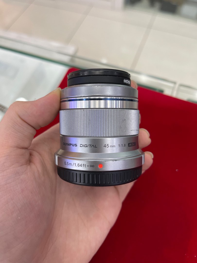 (USED) OLYMPUS M.ZUIKO 45MM F1.8, Photography, Lens & Kits on Carousell