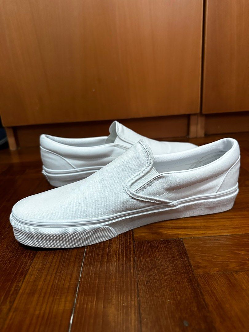 White classic vans mens outlet