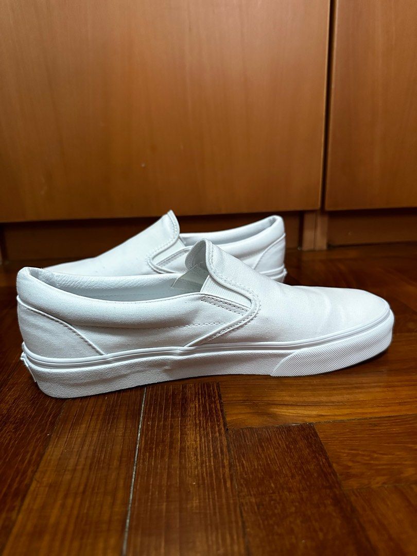 Vans White Classic Slip On Men s US8.5