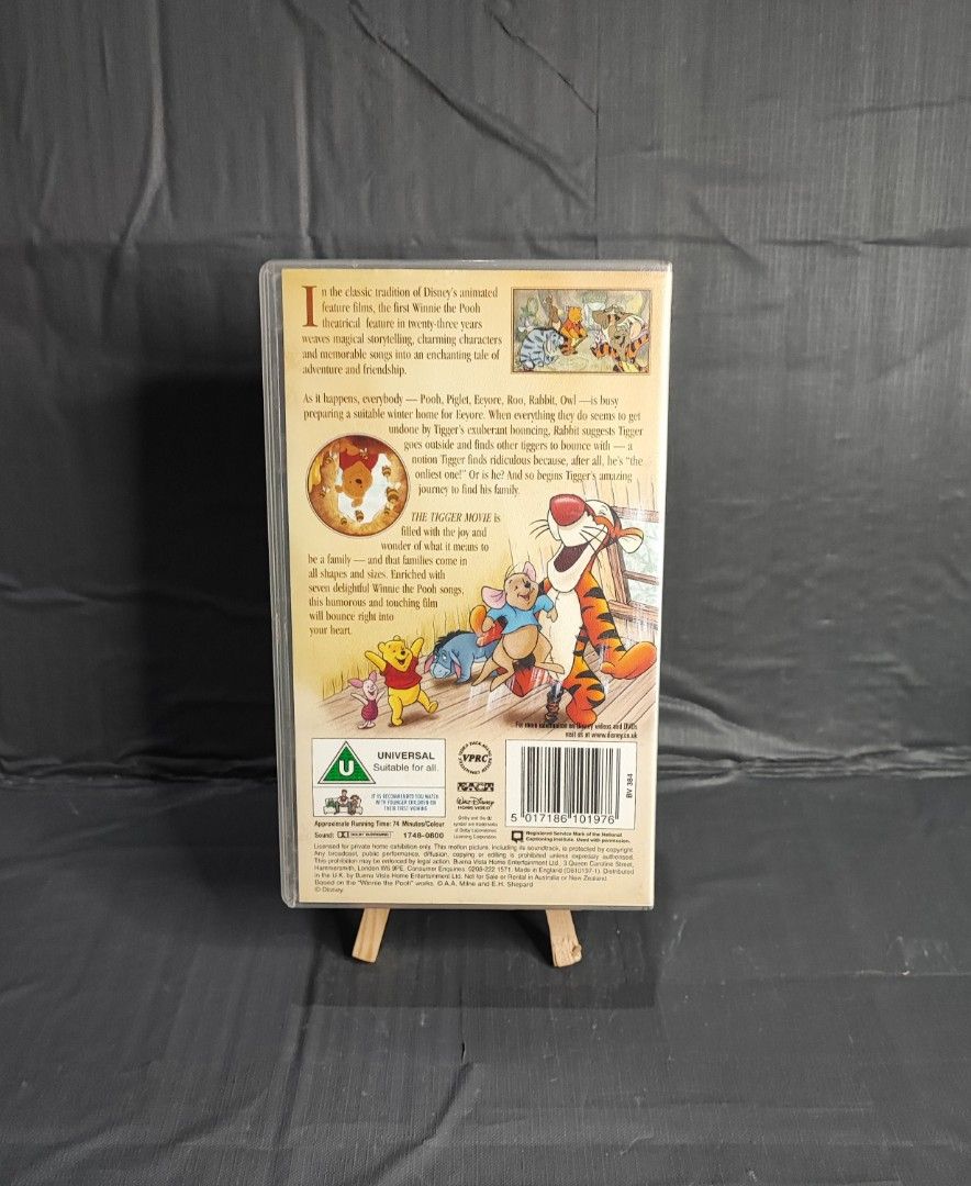VHS Tapes The Tigger Movie, Hobbies & Toys, Memorabilia & Collectibles