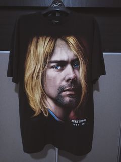 Vintage bighead kurt Cobain x nirvana memorial shirt bootleg