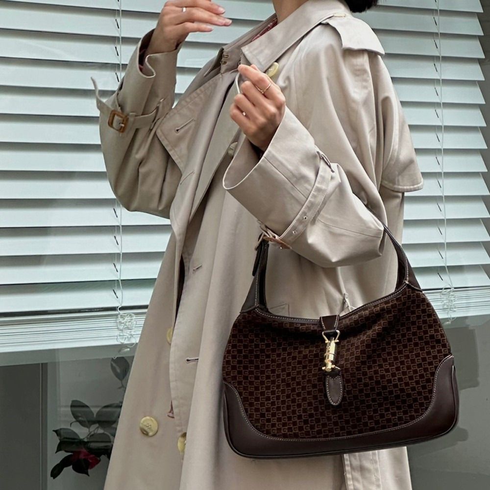 Brown Gucci Jackie Shoulder Bag