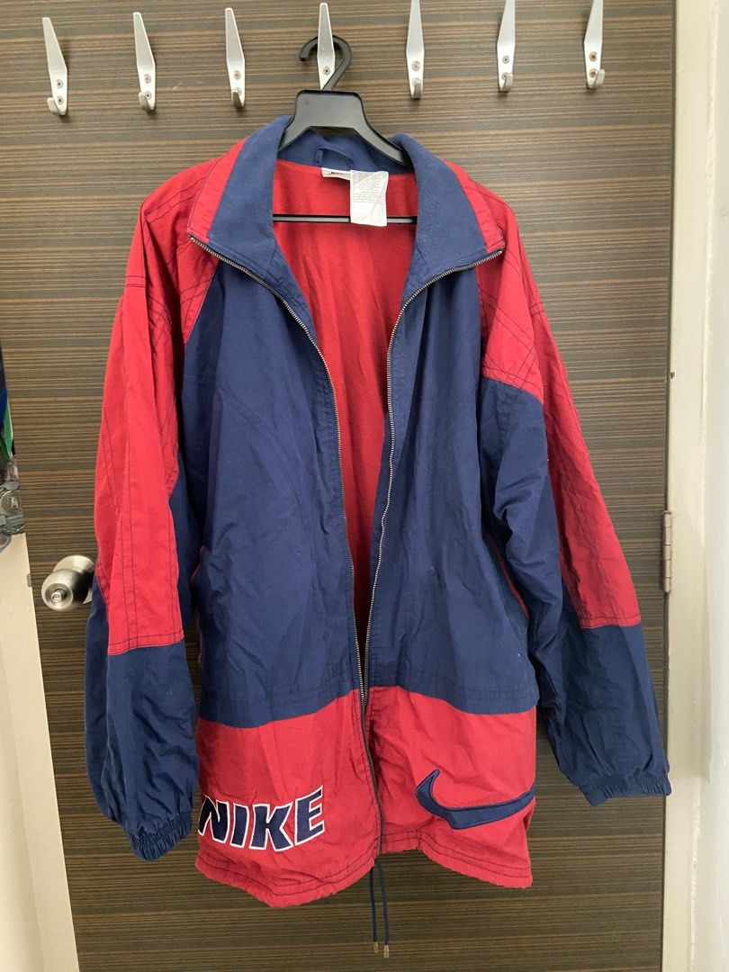 Nike red blue clearance jacket